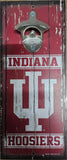 Indiana Hoosiers Sign Wood 5x11 Bottle Opener Alternate