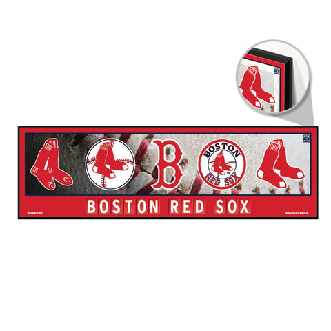 Boston Red Sox Sign 9x30 Wood Evolution