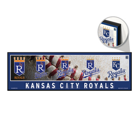 Kansas City Royals Sign 9x30 Wood Evolution