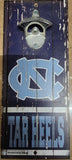 North Carolina Tar Heels Sign Wood 5x11 Bottle Opener Alternate