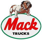 ArtFuzz Mack Truck Reproduction Motor Oil Metal Sign 32x34