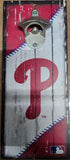 Philadelphia Phillies Sign Wood 5x11 Bottle Opener Alternate