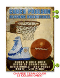 Basketball Champions Wood 23x31