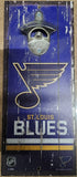St. Louis Blues Sign Wood 5x11 Bottle Opener Alternate
