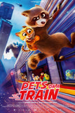 Pets on a Train Style A Movie Poster 27 x 40 inch