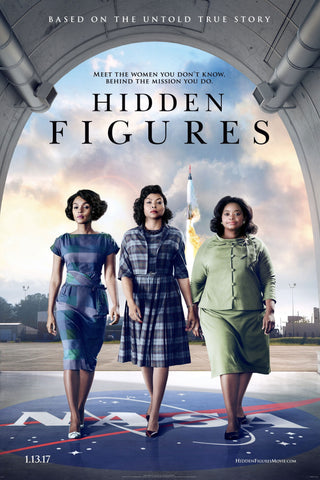 Hidden Figures Style D Movie Poster 27 x 40 inch