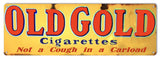 Old Gold Cigarettes Reproduction Large Cigar Metal Sign 8×24