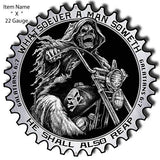 Galatians 6:7 Man Soweth He Reap Metal Sign By Steve McDonald 17.7×17