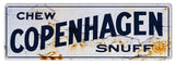 Copenhagen Snuff Reproduction Vintage Large Cigar Metal Sign 8×24