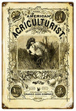Vintage American Agriculturist Reproduction Sign 12x18