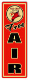 Free Air Gas Station Reproduction Garage Shop metal Sign 9x30