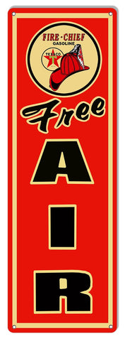 Free Air Gas Station Reproduction Garage Shop metal Sign 9x30
