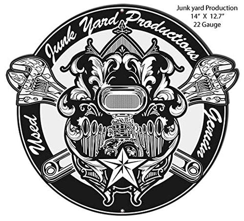 Metal Cut Out Junk Yard Production Garage Shop Art By Bernard Oliver