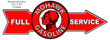 Full Service Mohawk Gasoline Motor Oil Garage Art Repro’d Metal Sign 23.5×8.5