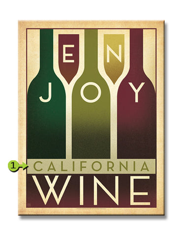 Enjoy Wine Metal 28x38