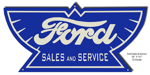 Classic Car Service Reproduction Laser Cut Out Gas Station Metal Sign 9.7×20
