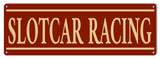 Slot Car Racing Reproduction Motor Speedway Metal Sign 6×18