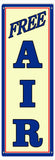 Free Air Gas Station Reproduction Garage Shop Metal Sign 9x30