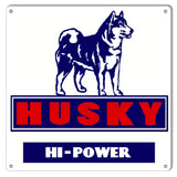 Husky Gasoline Reproduction Motor Oil Metal Sign 12×12