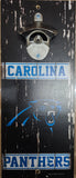 Carolina Panthers Sign Wood 5x11 Bottle Opener Alternate