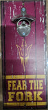 Arizona State Sun Devils Sign Wood 5x11 Bottle Opener Slogan