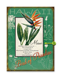 Bird of Paradise Wood Sign 28x38