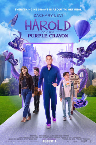 Harold and the Purple Crayon Style C Movie Poster 11 x 17 inch