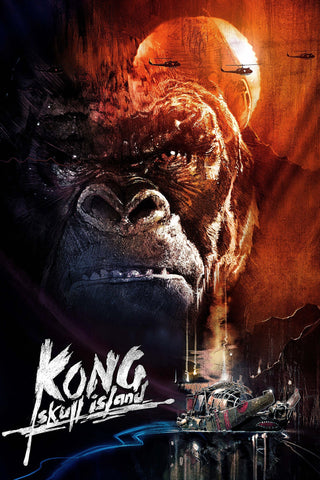 Kong: Skull Island Style C Movie Poster 11 x 17 inch
