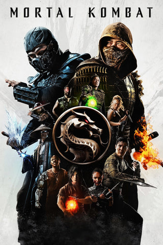 Mortal Kombat Style A Movie Poster 11 x 17 inch