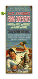 Fishing Guide Service Wood Sign 17x44