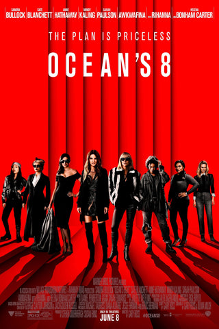 Ocean's Eight Style B Movie Poster 11 x 17 inch
