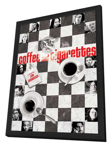 Coffee and Cigarettes 11 x 17 Movie Poster - Style B - in Deluxe Aluminum Frame