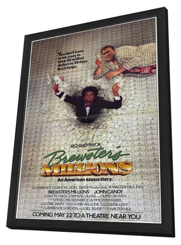 Brewster's Millions 11 x 17 Movie Poster - Style A - in Deluxe Aluminum Frame