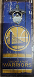 Golden State Warriors Sign Wood 5x11 Bottle Opener Alternate