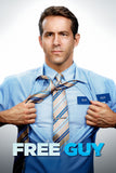 Free Guy Style B Movie Poster 27 x 40 inch