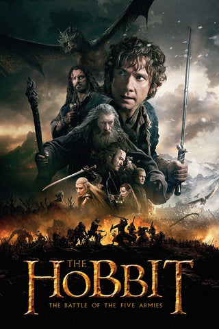 The Hobbit: The Battle of the Five Armies Style A Movie Poster 11 x 17 inch
