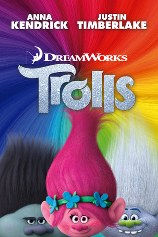 Trolls Style A Movie Poster 11 x 17 inch