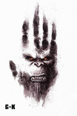 Godzilla x Kong: The New Empire Style D Movie Poster 11 x 17 inch