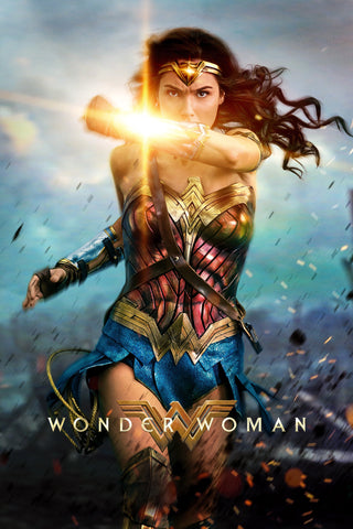 Wonder Woman Style B Movie Poster 11 x 17 inch