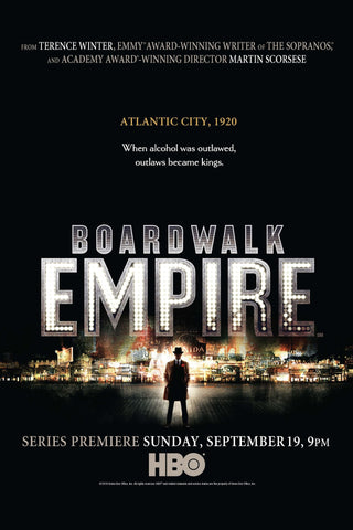 Boardwalk Empire Style: 3 - 11 x 17 inch. TV Show Poster