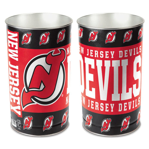 New Jersey Devils Wastebasket 15 Inch - Special Order