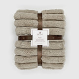 PUFFY FAUX FUR THROW