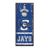 Creighton Blue Jays Sign Wood 5x11 Bottle Opener