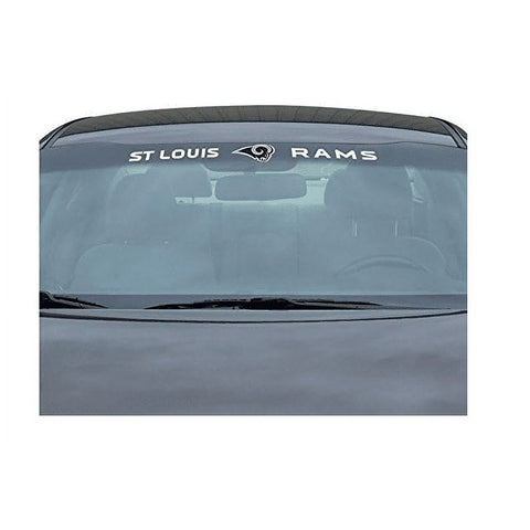 St. Louis Rams Decal 35x4 Windshield Style