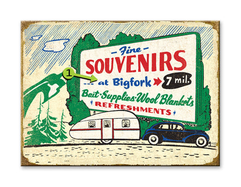 Fine Souvenirs Wood Sign 28x38
