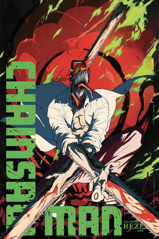 Chainsaw Man - The Movie: Reze Arc Style D Movie Poster 27 x 40 inch