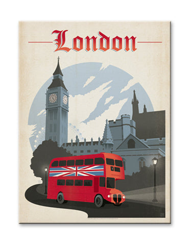 London, England Wood 23x31