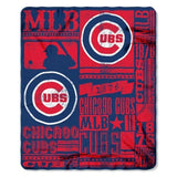 Chicago Cubs Blanket 50x60 Fleece Strength Design