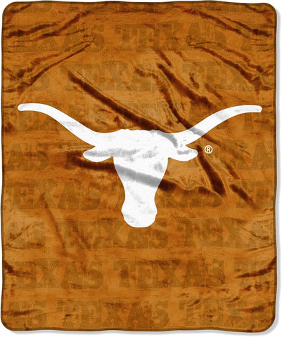 Texas Longhorns Blanket 46x60 Micro Raschel Grunge Style