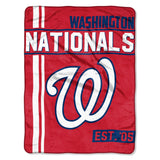 Washington Nationals Blanket 46x60 Micro Raschel Walk Off Design Rolled